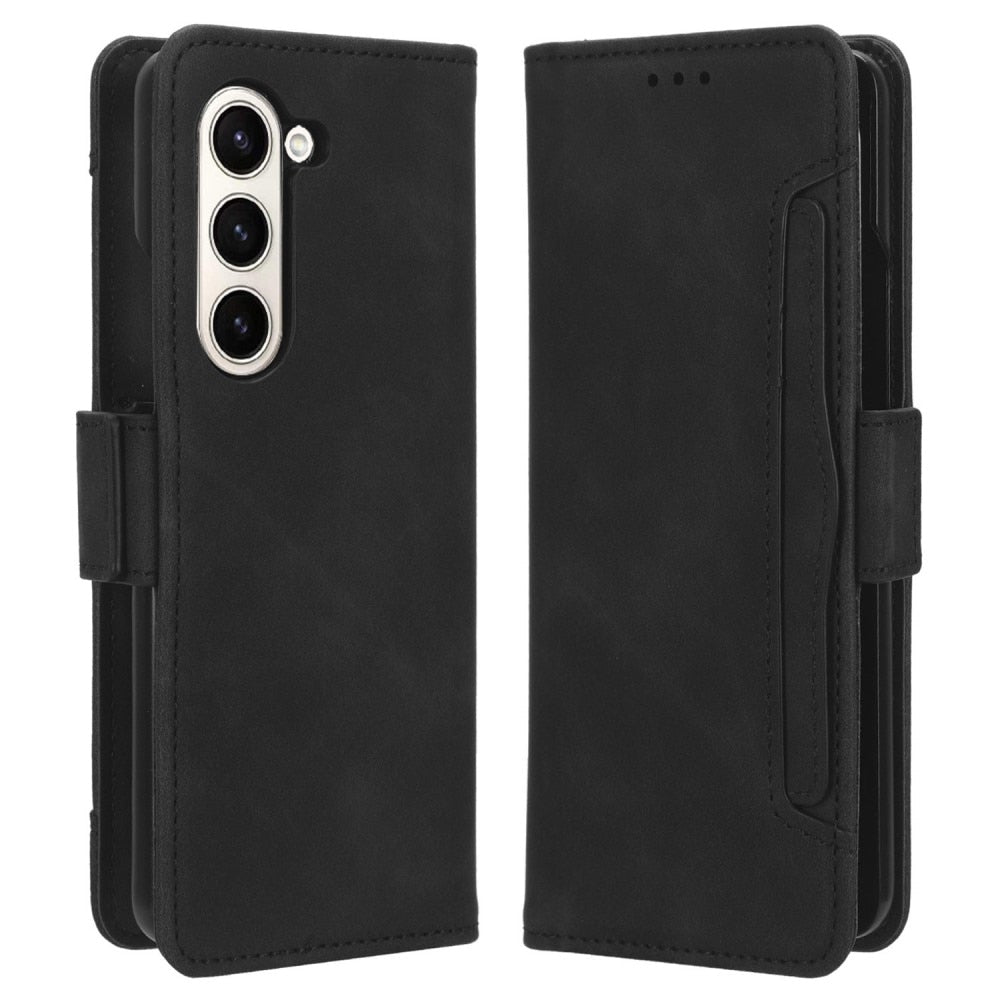 Z Fold 5 Multi Wallet Case - Black