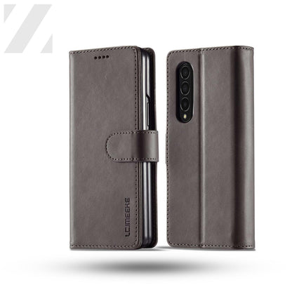 Z Fold 4 Wallet Case - Dark Brown