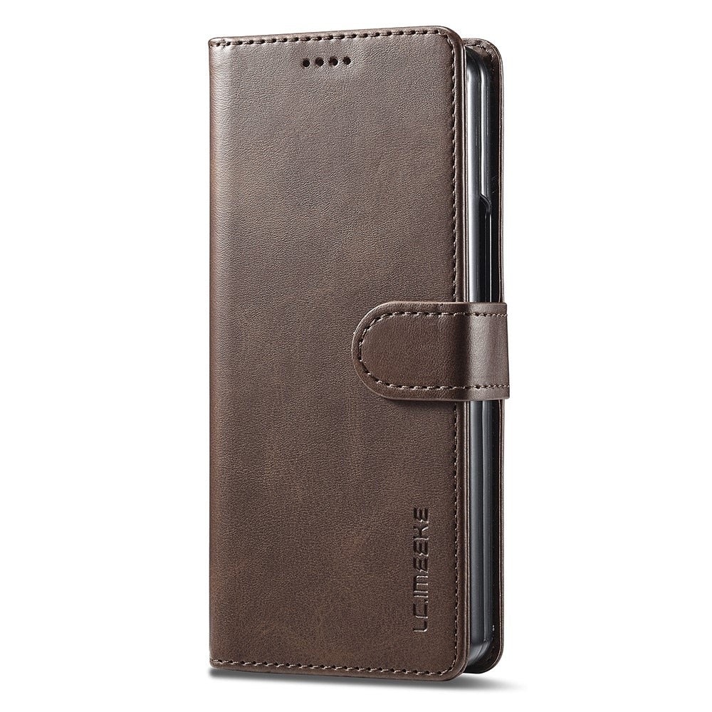 Z Fold 6 Wallet Case - LC.IMEEKE - Brown