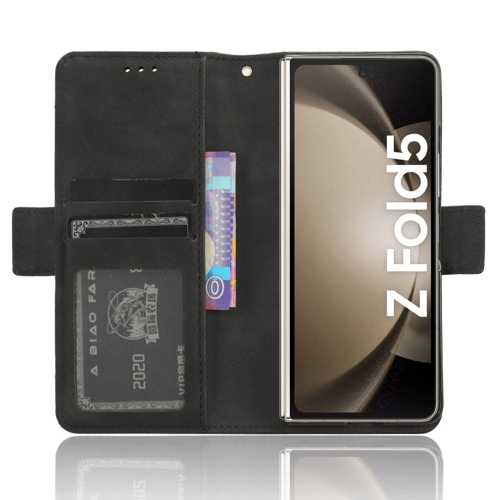 Z Fold 5 Multi Wallet Case - Black