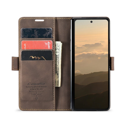 Z Fold 6 Slim Wallet Case - CaseMe - Brown