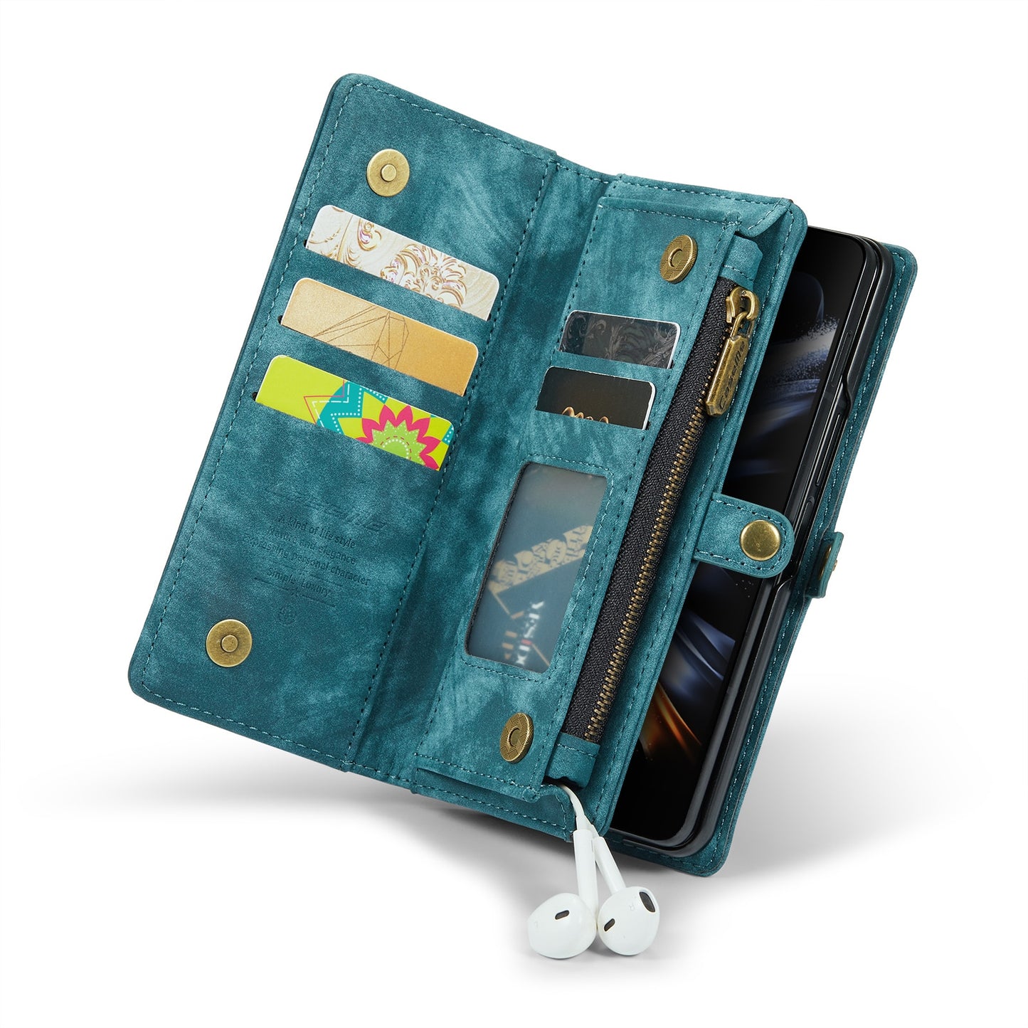 Z Fold 5 Multi-slot Wallet Case - Blue