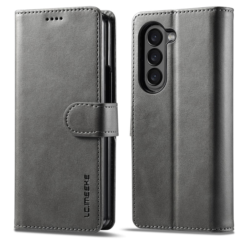 Z Fold 5 Wallet Case - Grey