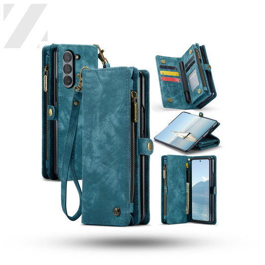 Z Fold 6 Multi-slot Wallet Case - CaseMe - Blue