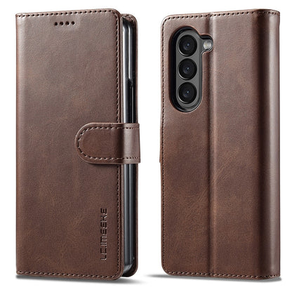 Z Fold 6 Wallet Case - LC.IMEEKE - Brown