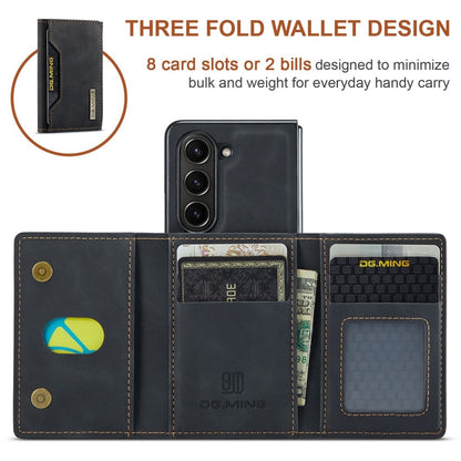 Z Fold 6 Magnetic Card Slot Case - DG.MING - Black