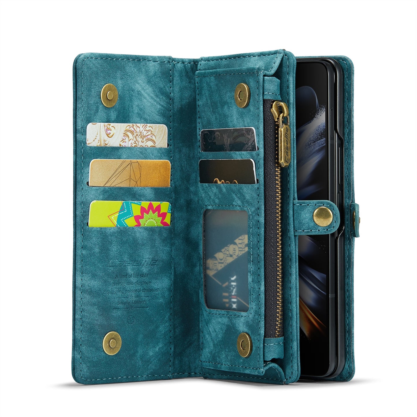 Z Fold 4 Multi-slot Wallet Case - Blue