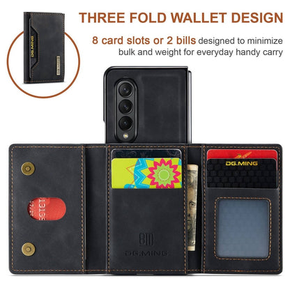 Z Fold 4 Magnetic Card Slot Case - Black