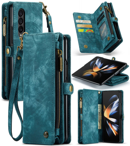 Z Fold 5 Multi-slot Wallet Case - Blue