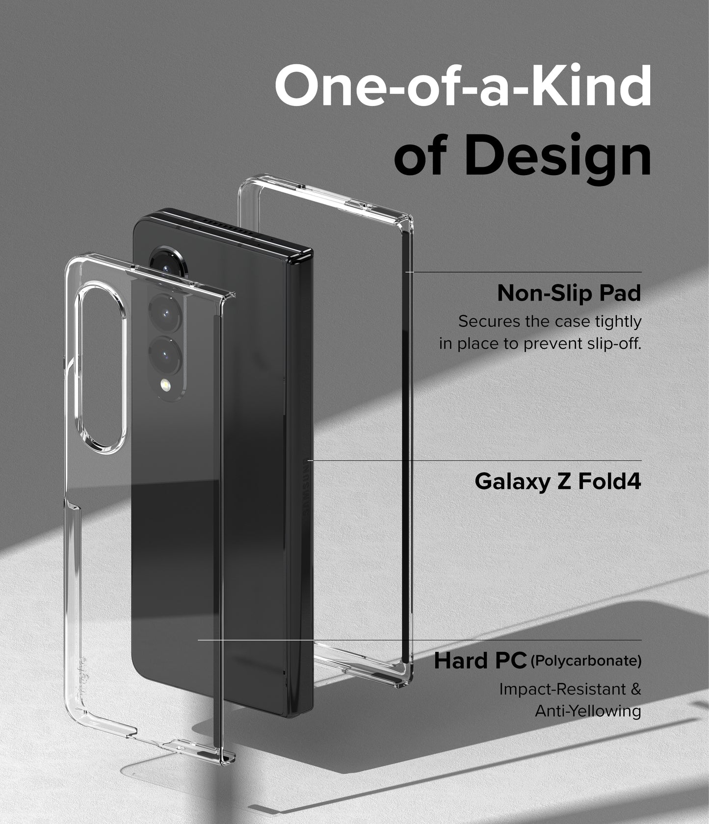 Z Fold 4 Slim Case - Clear