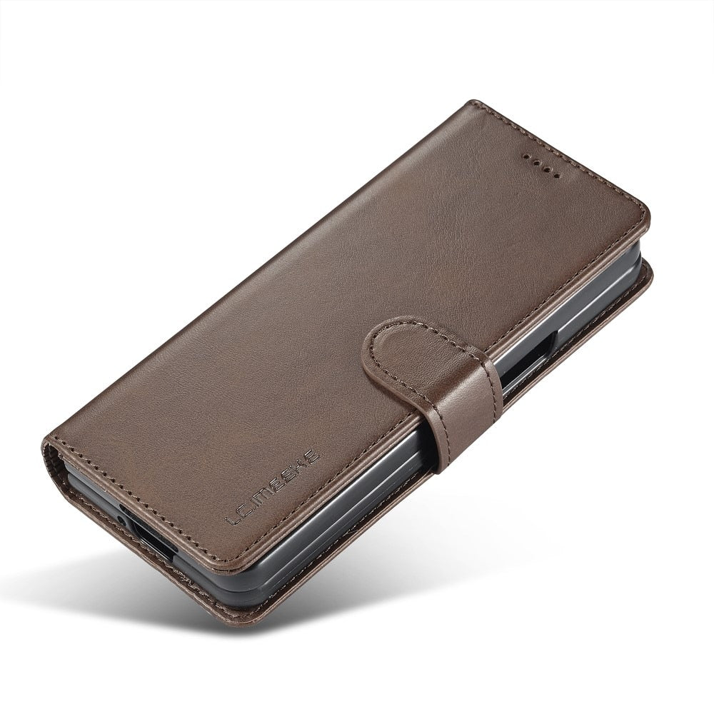 Z Fold 6 Wallet Case - LC.IMEEKE - Brown