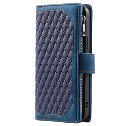 Z Fold 4 Quilted Wallet - Blue