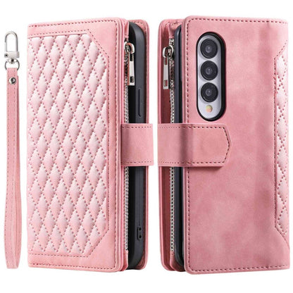 Z Fold 4 Quilted Wallet - Pink