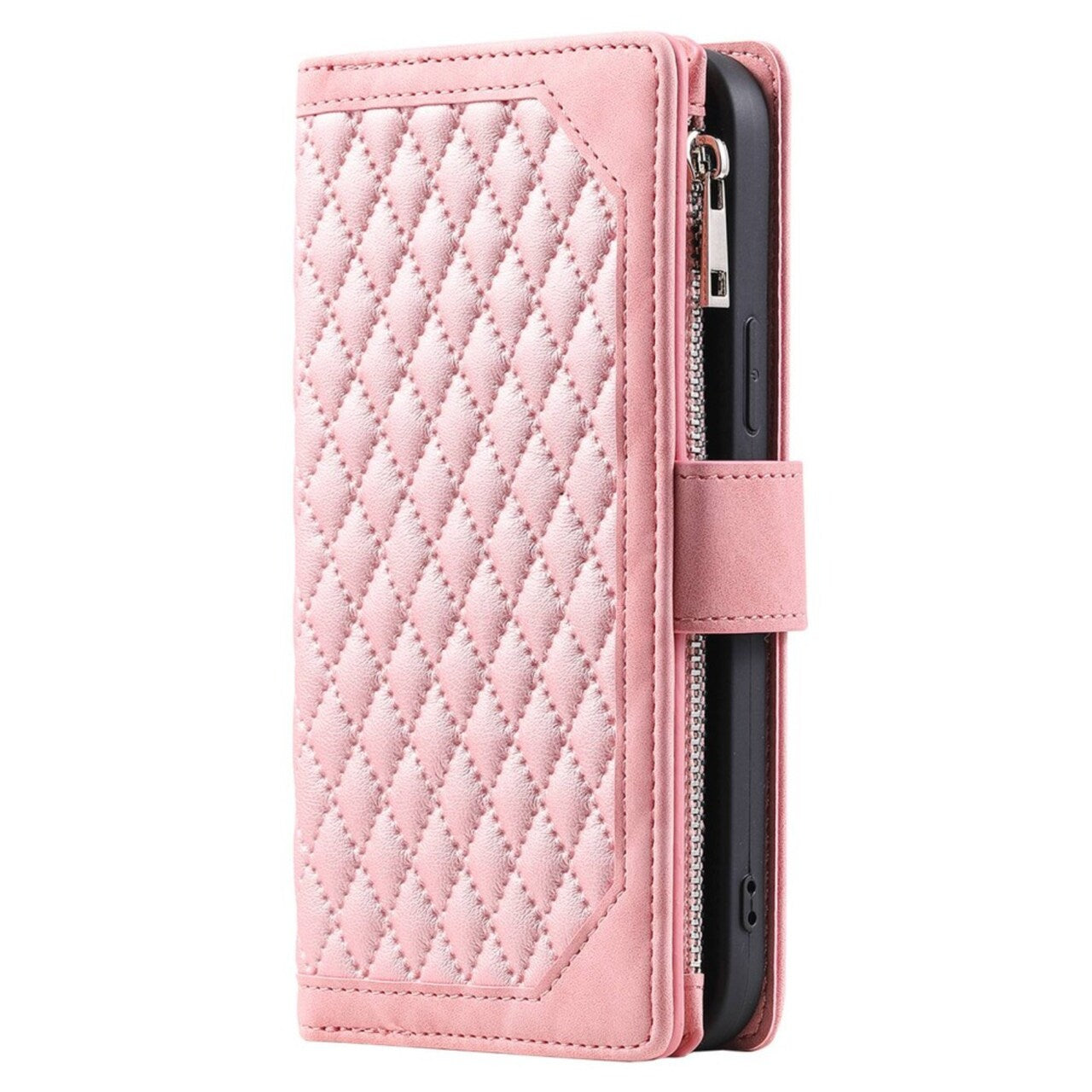 Z Fold 4 Quilted Wallet - Pink