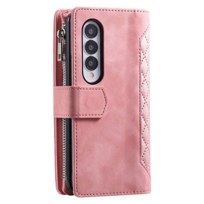 Z Fold 4 Quilted Wallet - Pink