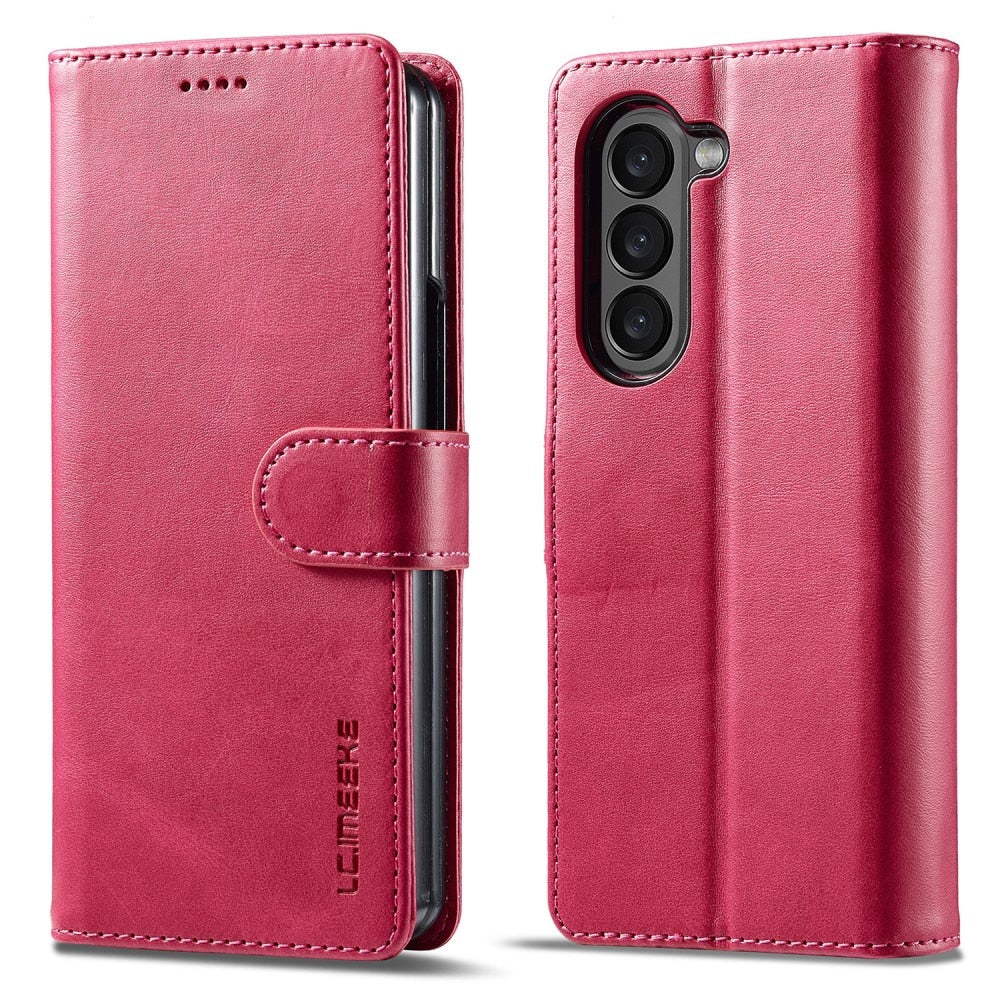 Z Fold 5 Wallet Case - Pink