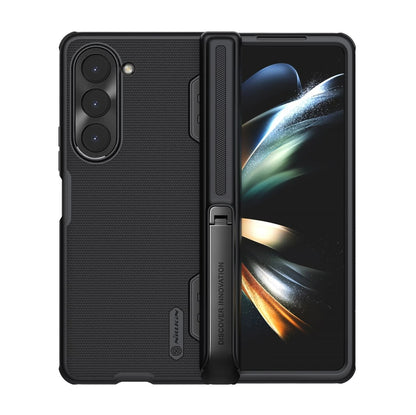 Z Fold 5 Super Frosted Shield Case with Kickstand - Black