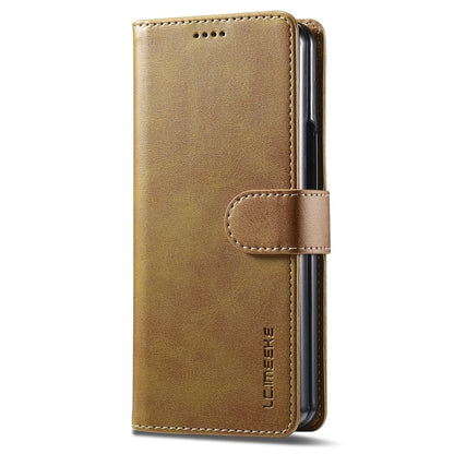 Z Fold 5 Wallet Case - Cognac