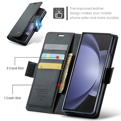 Z Fold 5 RFID Slim Wallet Case - Black