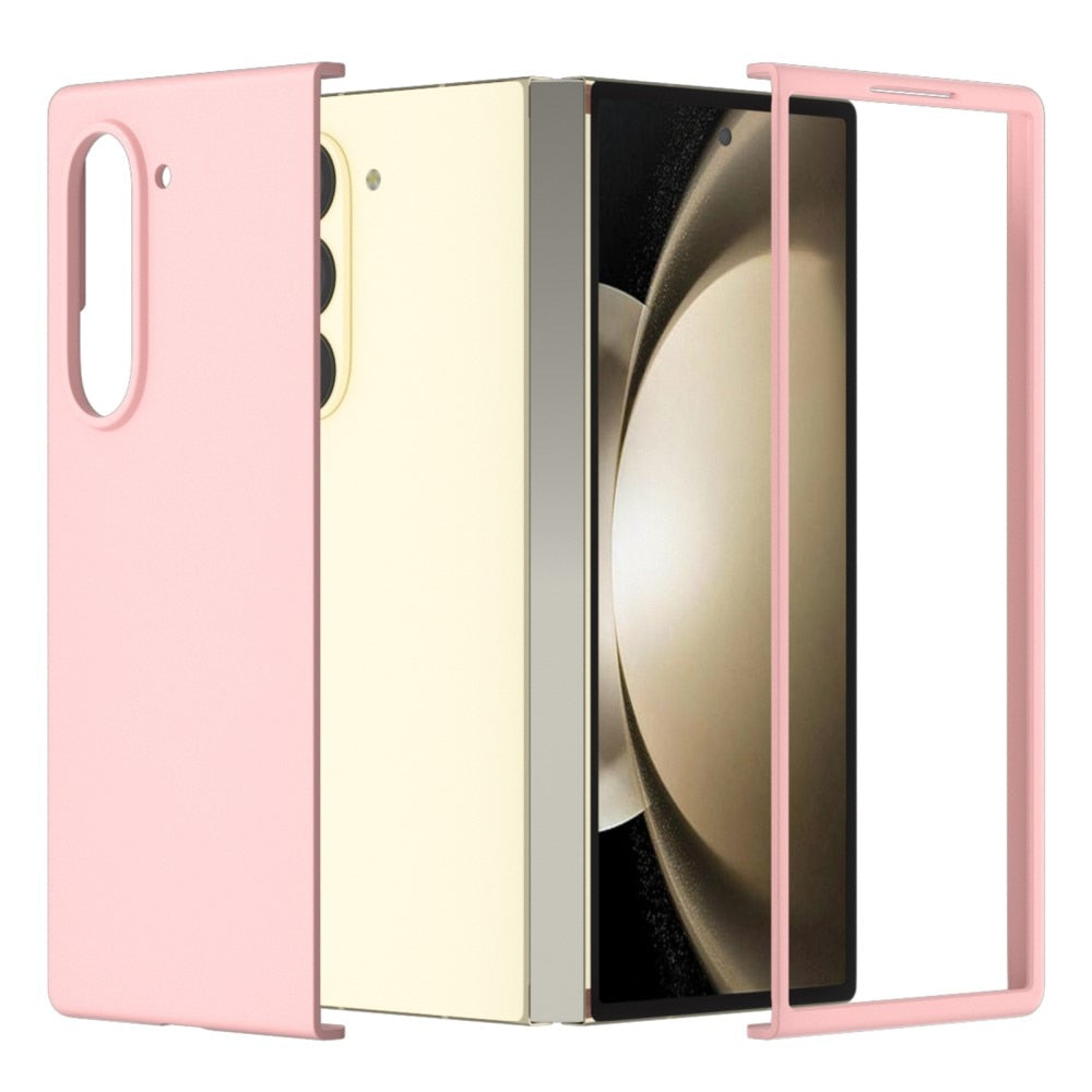 Z Fold 6 Rubberized Hard Case - Pink