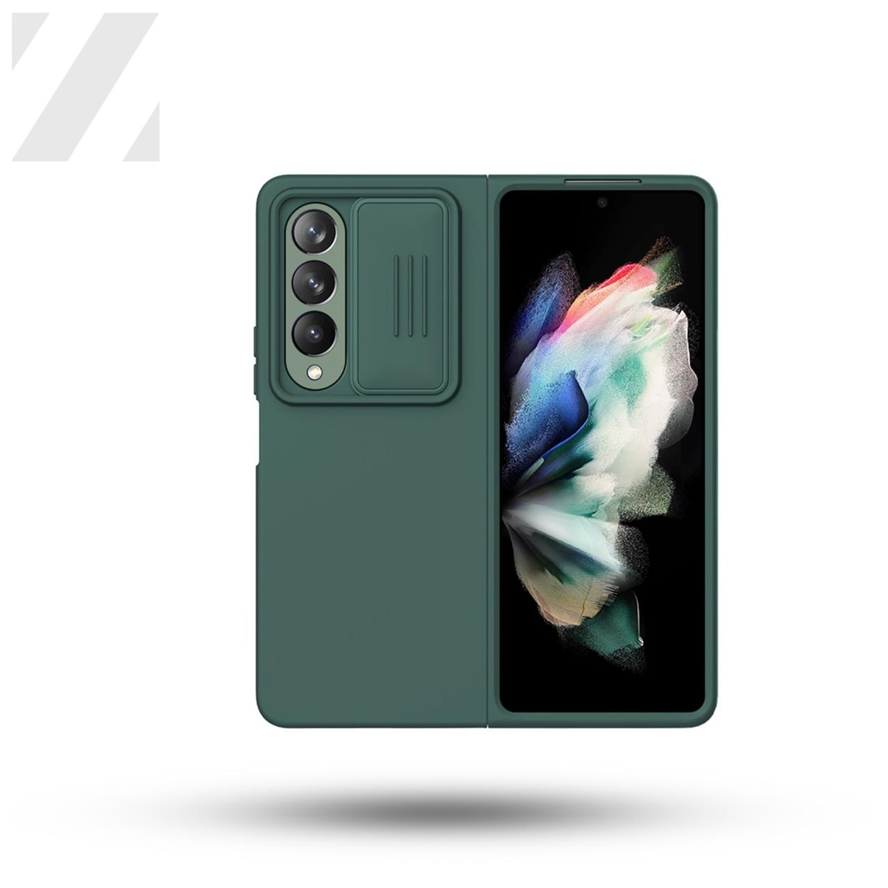 Z Fold 4 Soft CamShield Case - Green