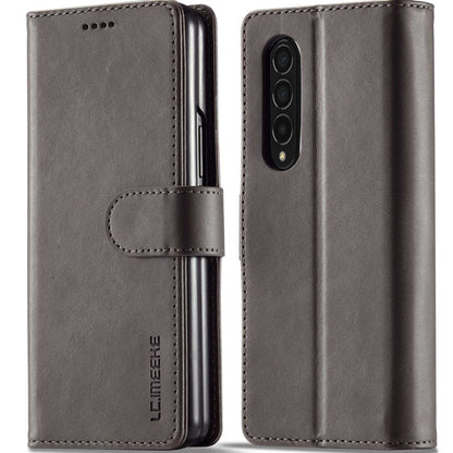 Z Fold 4 Wallet Case - Dark Brown