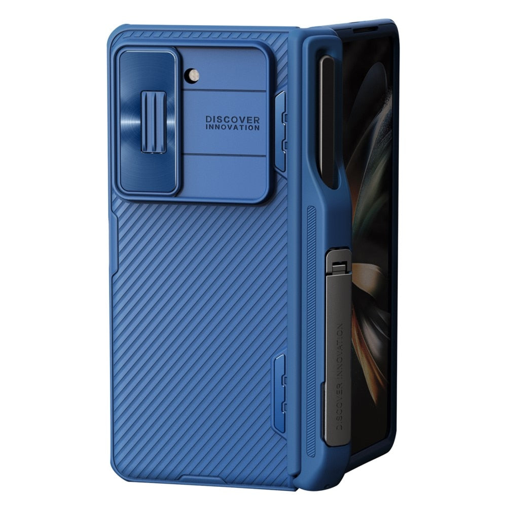 Z Fold 5 CamShield Case & S-Pen Holder - Blue