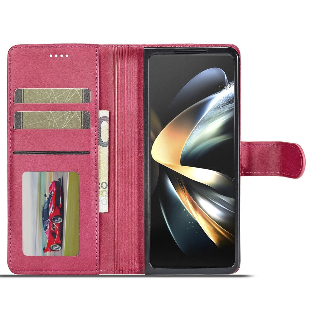 Z Fold 5 Wallet Case - Pink