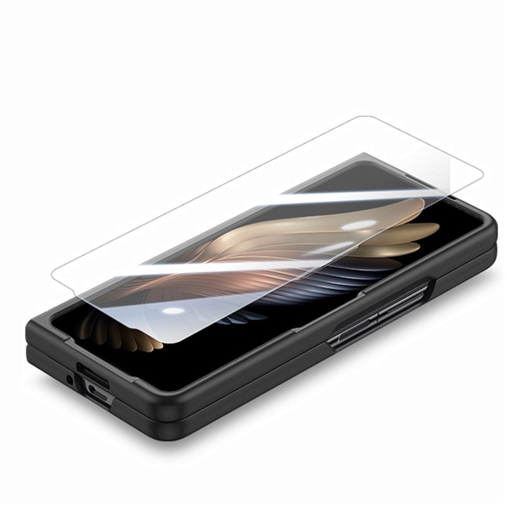 Z Fold 5 Hard Case - Black with Screen Protector