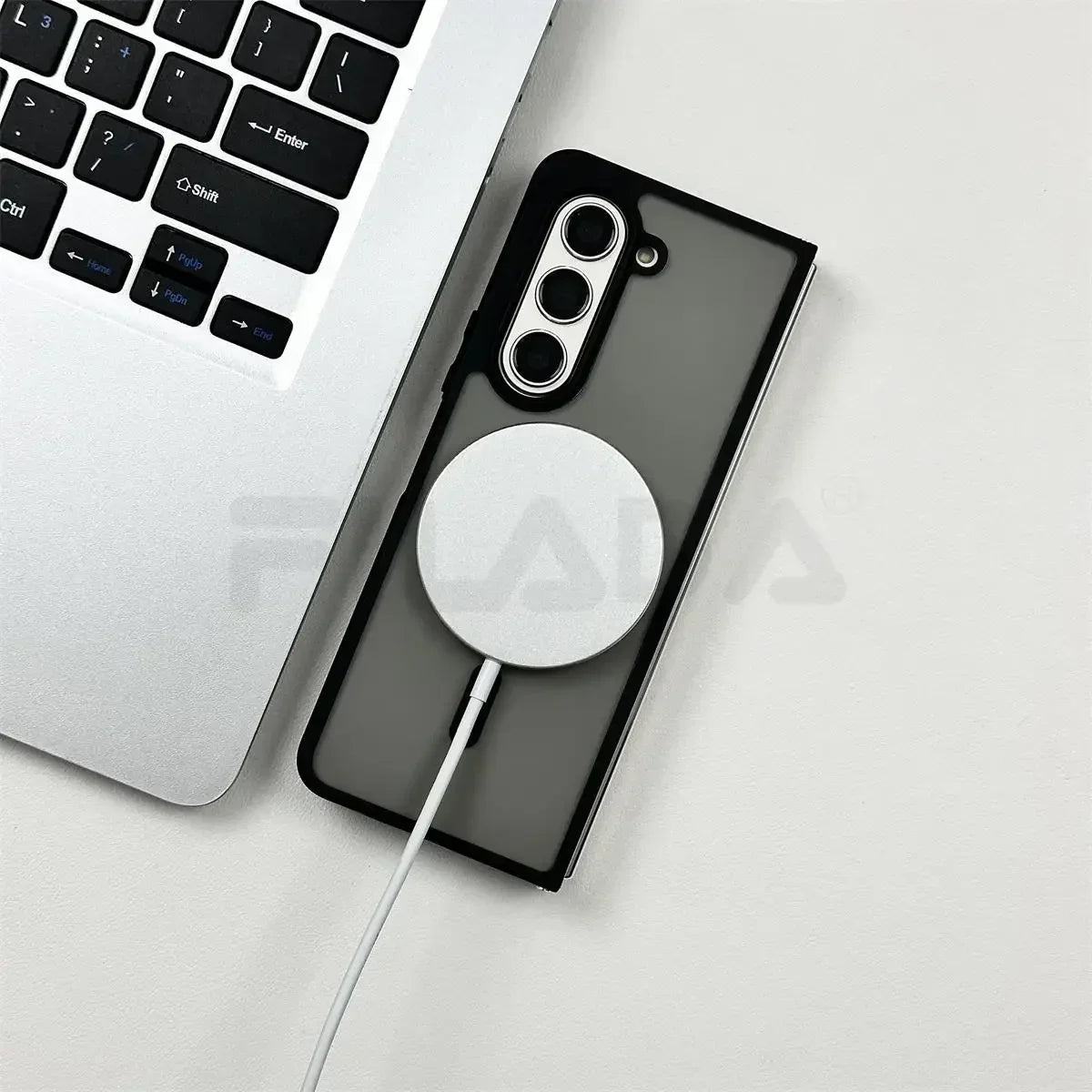 Z Fold 5 MagSafe Silicone Case - Matte Black