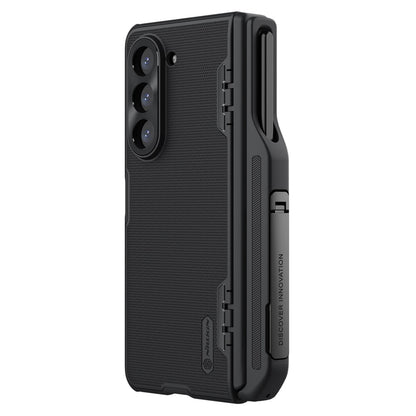 Z Fold 5 Frosted Shield & Pen Slot - Black