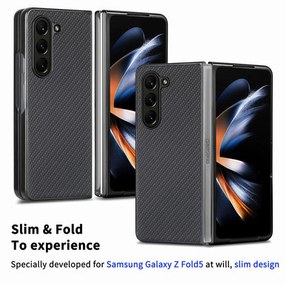 Z Fold 5 Shockproof Carbon Fiber Case