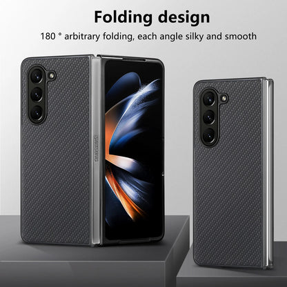 Z Fold 5 Shockproof Carbon Fiber Case