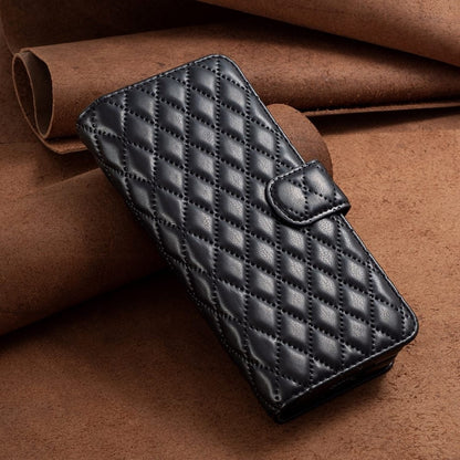 Z Fold 4 Wallet Case - Quilted Black