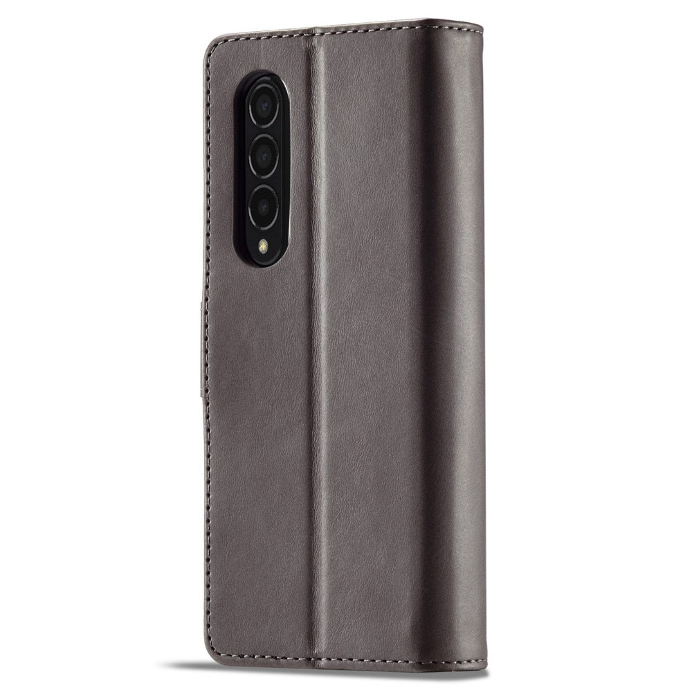 Z Fold 4 Wallet Case - Dark Brown