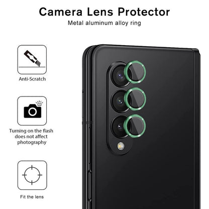 Z Fold 4 Tempered Glass Lens Protector - Gold