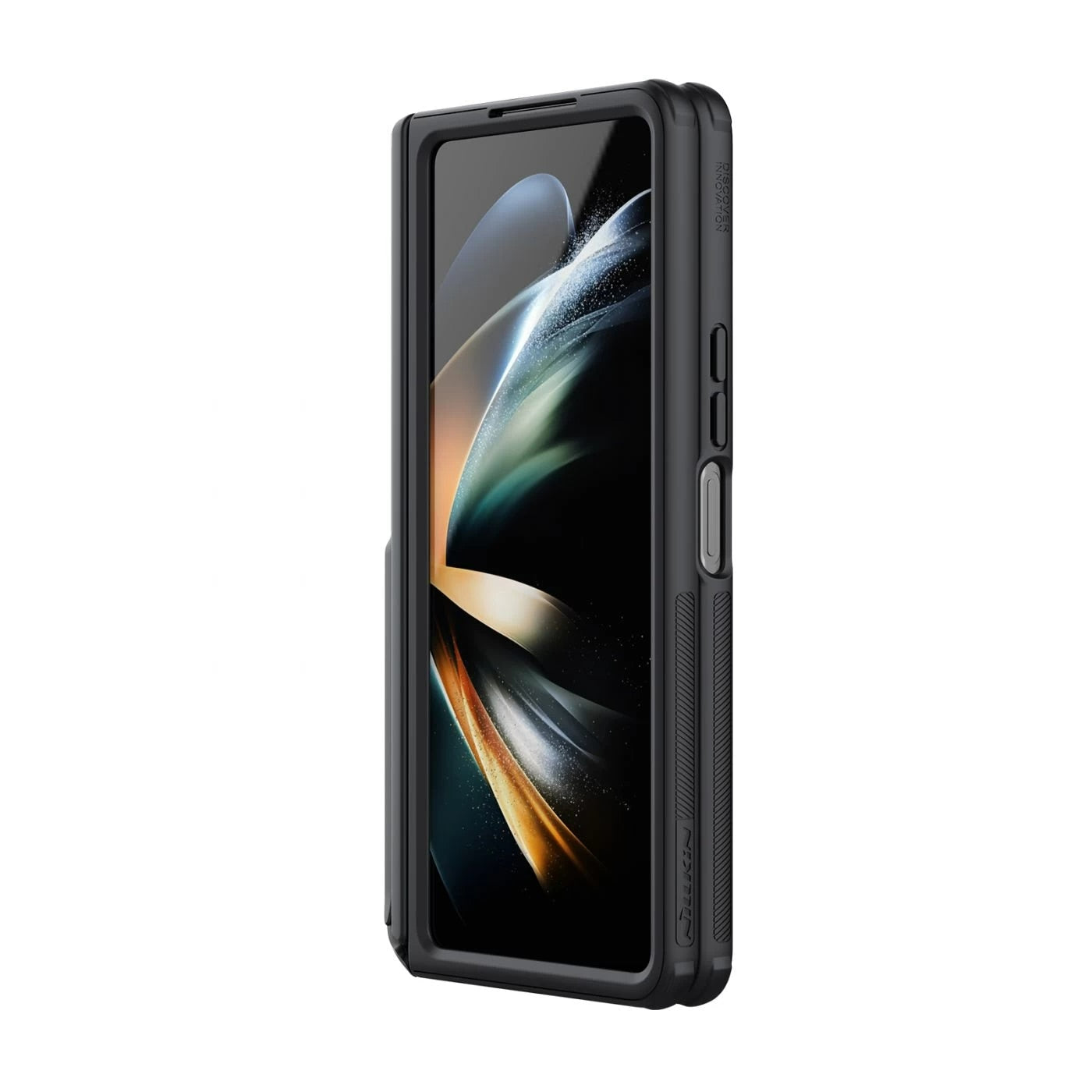 Z Fold 5 Super Frosted Shield Case with Kickstand - Black