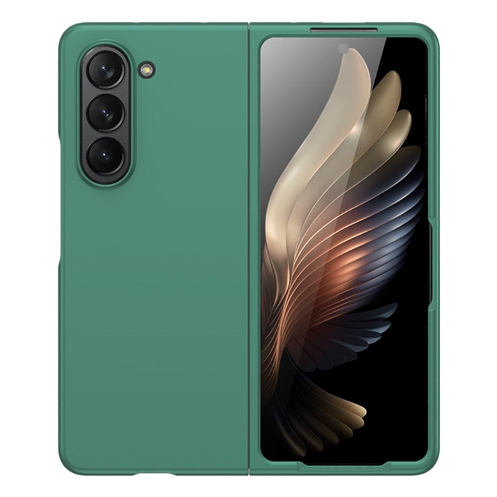 Z Fold 5 Rubberized Hard Case - Green