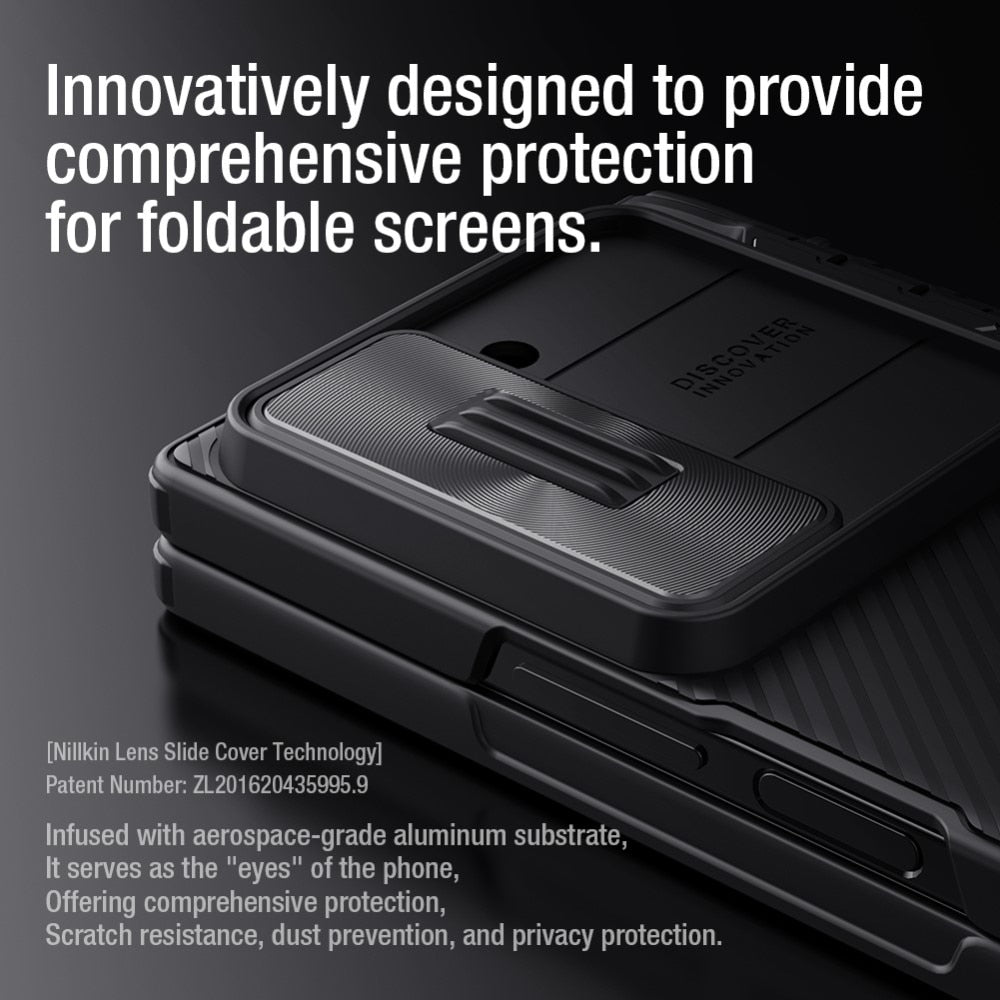 Z Fold 6 CamShield Case with Kickstand & Camera Protect - Nillkin - Black