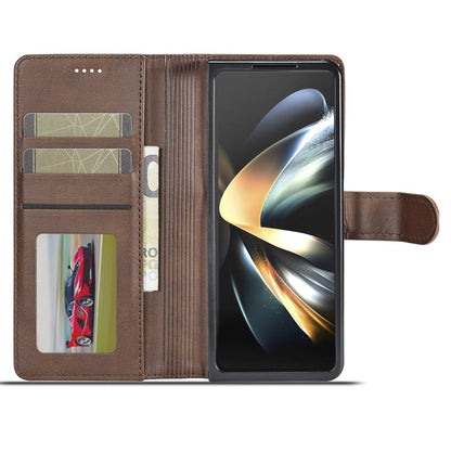 Z Fold 5 Wallet Case - Brown