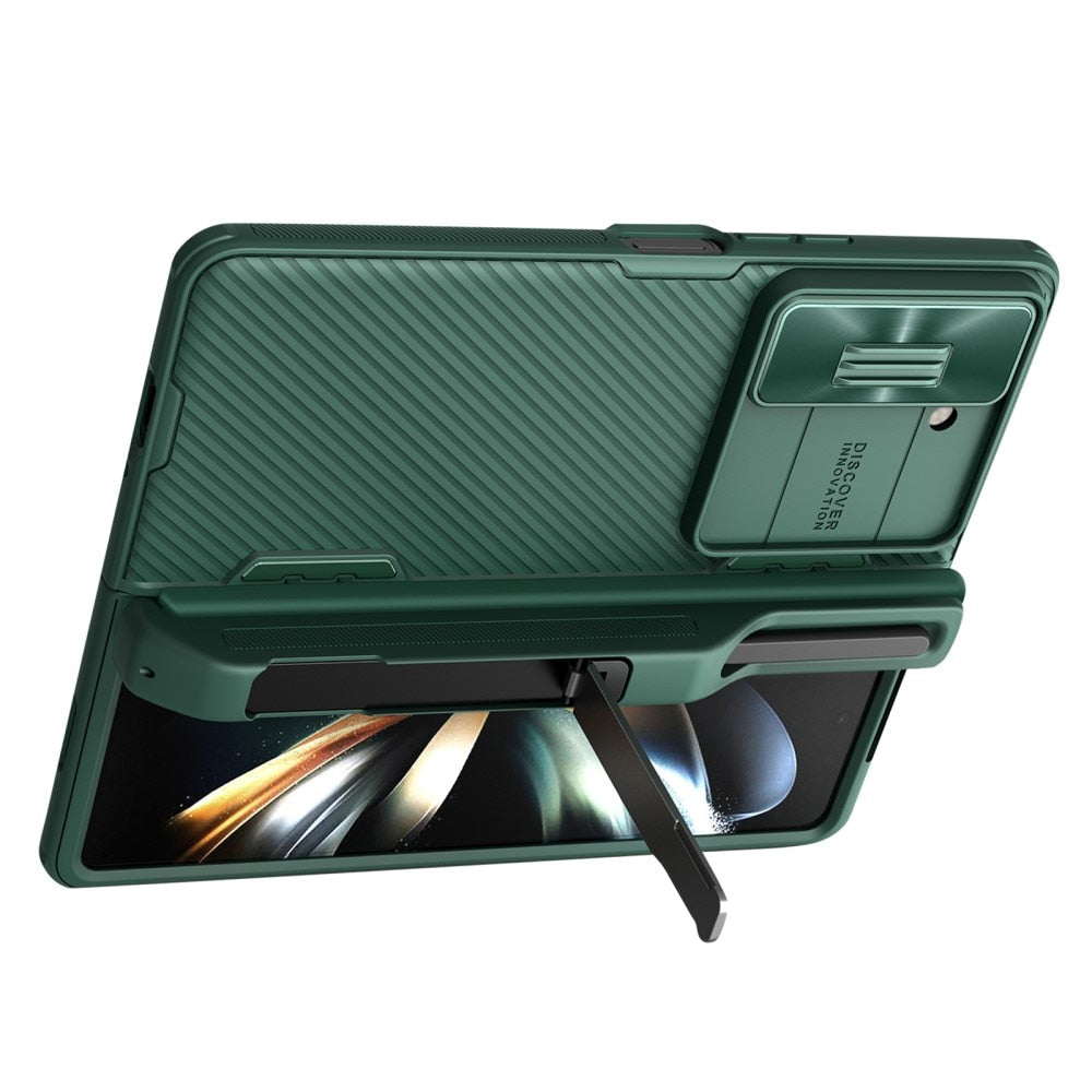 Z Fold 5 CamShield & S-Pen Holder Case - Green