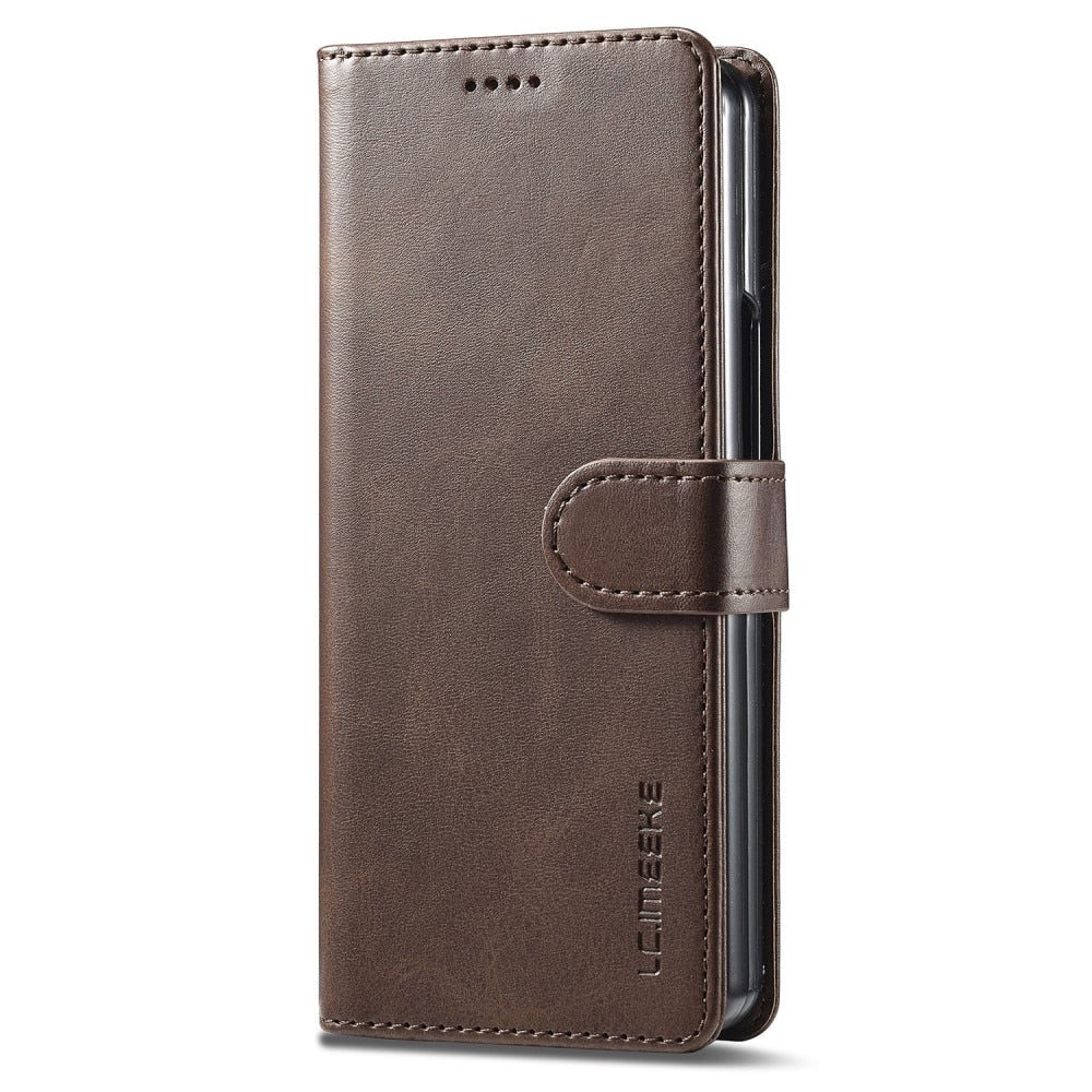 Z Fold 5 Wallet Case - Brown