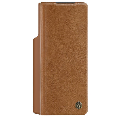 Z Fold 5 Qin Pro CamShield Case - Brown