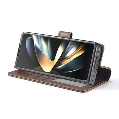 Z Fold 5 Wallet Case - Brown